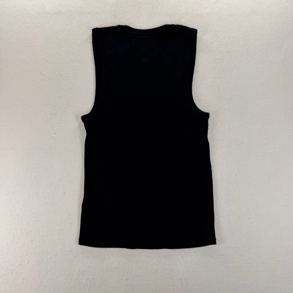 Free People We The Free Ribbed Deep V Tank Top Black Size S NWOT - Picture 9 of 9